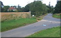 Lane junction west of Mendlesham