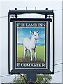 The Lamb pub sign