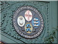 Plaque on the (western) railway bridge over Battersea Park Road, SW8