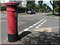 SZ1392 : West Southbourne: postbox № BH6 173, Castlemain Avenue by Chris Downer