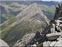 SH6659 : Tryfan from the top of Bristly Ridge by Peter S