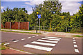 Zebra crossing over Atlas Road, Friern Park Trading Estate