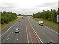 SP2862 : M40 motorway looking South by Steve  Fareham