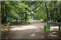 Entrance to Stoke Park Wood