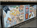 Panel 2 of the 1995 Mural at Portsmouth and Southsea Station