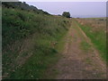 Track contouring along the north slope of Kay Hill