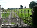 SK3199 : The gated entrance to Wortley Park by Wendy North