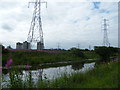 View south from the canal