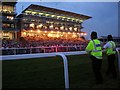 Knavesmire stand at night