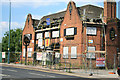 The Red Lion being demolished