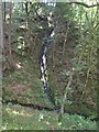 Ribbon waterfall in Cwm Cydin