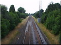 Histons Hill railway bridge.