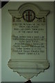 War Memorial in Adlestrop Church