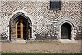 Burnham Abbey - detail of doorways