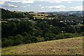 View over the Ericht valley from above Lornty