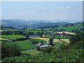 View west from the flanks of Moelydd