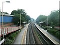 New Pudsey Station - looking towards Leeds