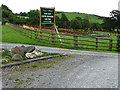 Entrance to Capel Bangor Golf Club