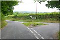 Road junction near Cattistock