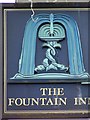 Sign for the Fountain Inn, Enmore Green