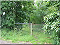 The gate entrance to the former railway goods yard