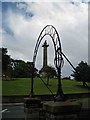 The entrance arch to Barter Books Alnwick