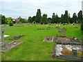 Hereford cemetery - damaged graves