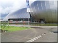 Pool of water by Glasgow IMAX