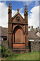 A memorial in the old graveyard at Moffat