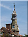 Clock tower at The Priory