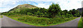 Road panorama in Glen Elchaig