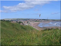 NU0150 : View along coast north to Spittal and Berwick by Tom Brewis