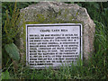 Plaque beside the car park at Carn Brea