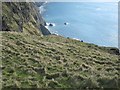 NG1446 : Cliffs east of Waterstein Head by John Allan