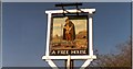 SP7709 : “The Dinton Hermit” – Inn sign at Ford near Dinton by D Gore