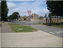 TQ9485 : Shoebury: Blackgate Road level crossing by Nigel Cox