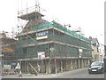 The medieval Townhouse undergoing restoration