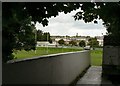 View toward Newcastle across the Ogwr at Bridgend