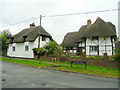 Thatched cottages in North Moreton