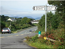 G8077 : Port and Drumfin Roads cross the N56 by louise price