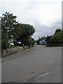 Looking down road towards West Porlock