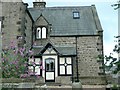 Porch on former school house, Chapel Hill, Settle