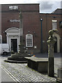 Whipping post and fish slabs, Poulton-le-Fylde