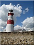 TM4448 : Lighthouse at Orford Ness by Alison Rawson