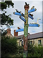 Signpost at Old Moor