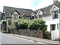 Stone wall in the centre of Porlock