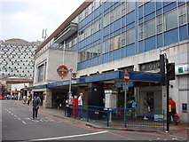 TQ2568 : Morden tube station, entrance by Oxyman