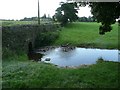 Castle Dike emerges from the culvert under Long Lane