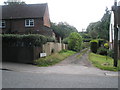 Eastern end of Heathside Lane