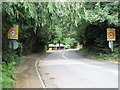 Grayshott village boundary at the eastern end of Crossways Road